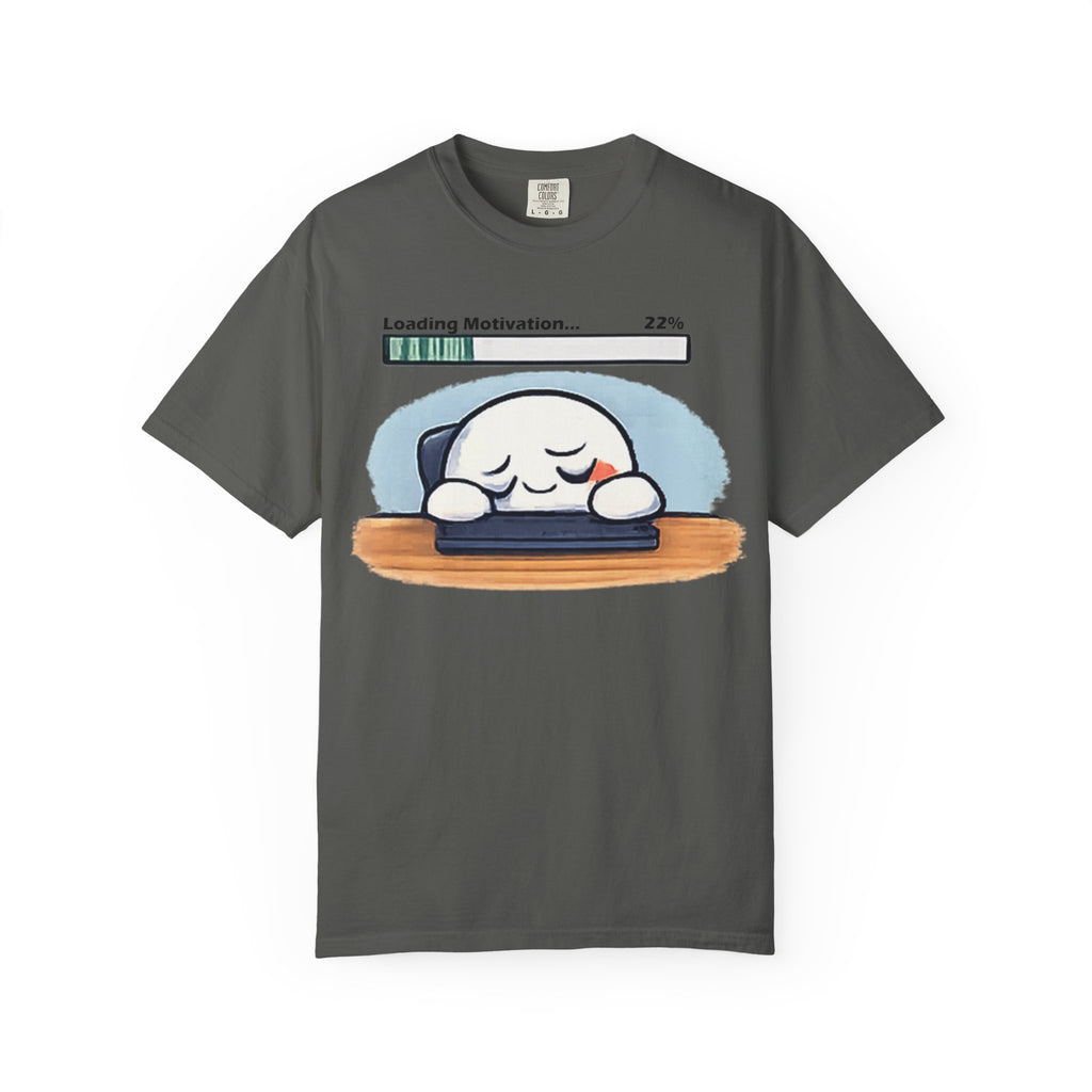 Loading Motivation 22% T-Shirt — Cute Sleepy Dumpling Graphic Tee
