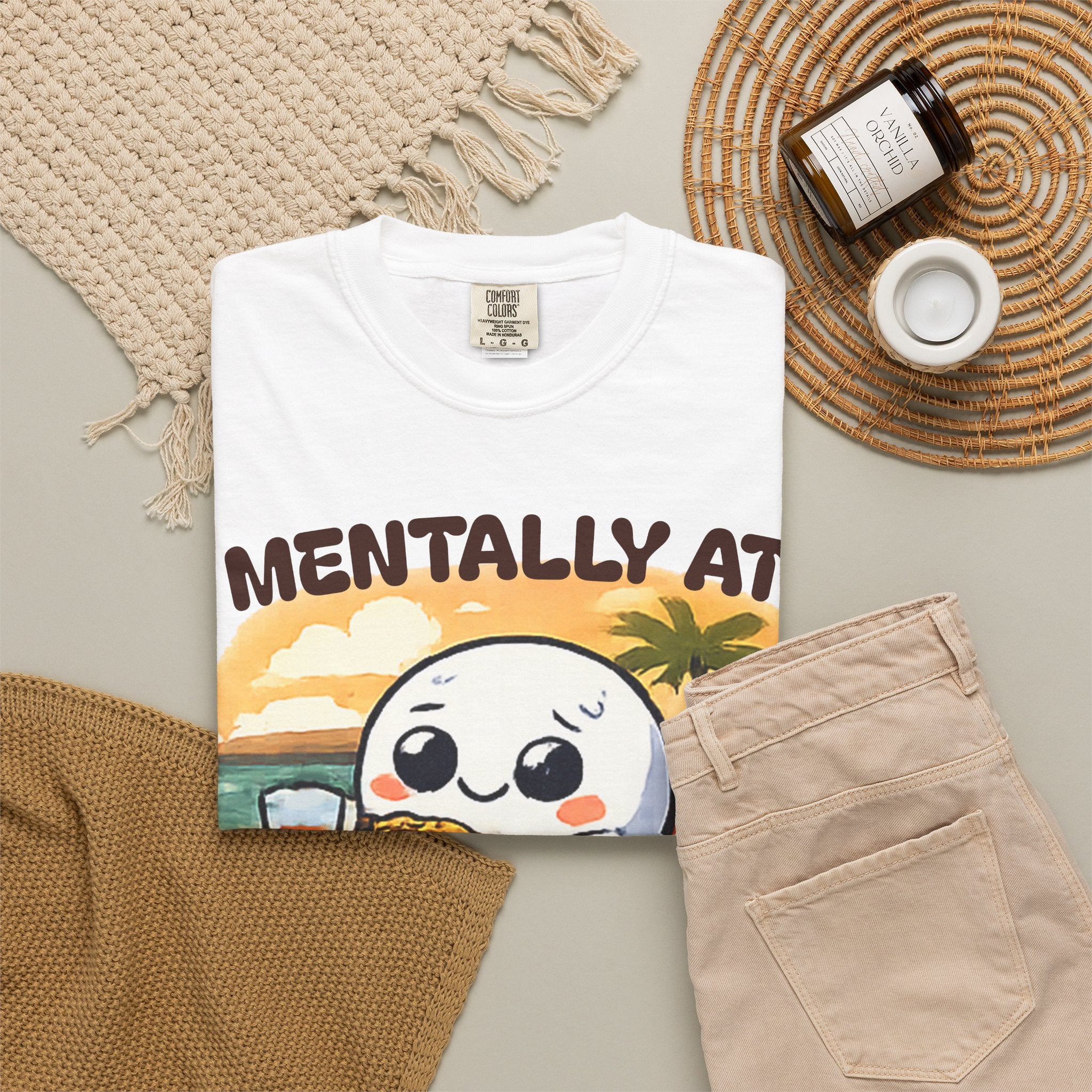 T-Shirt — "Mentally At A Taco Stand" Cute Taco Lover Tee