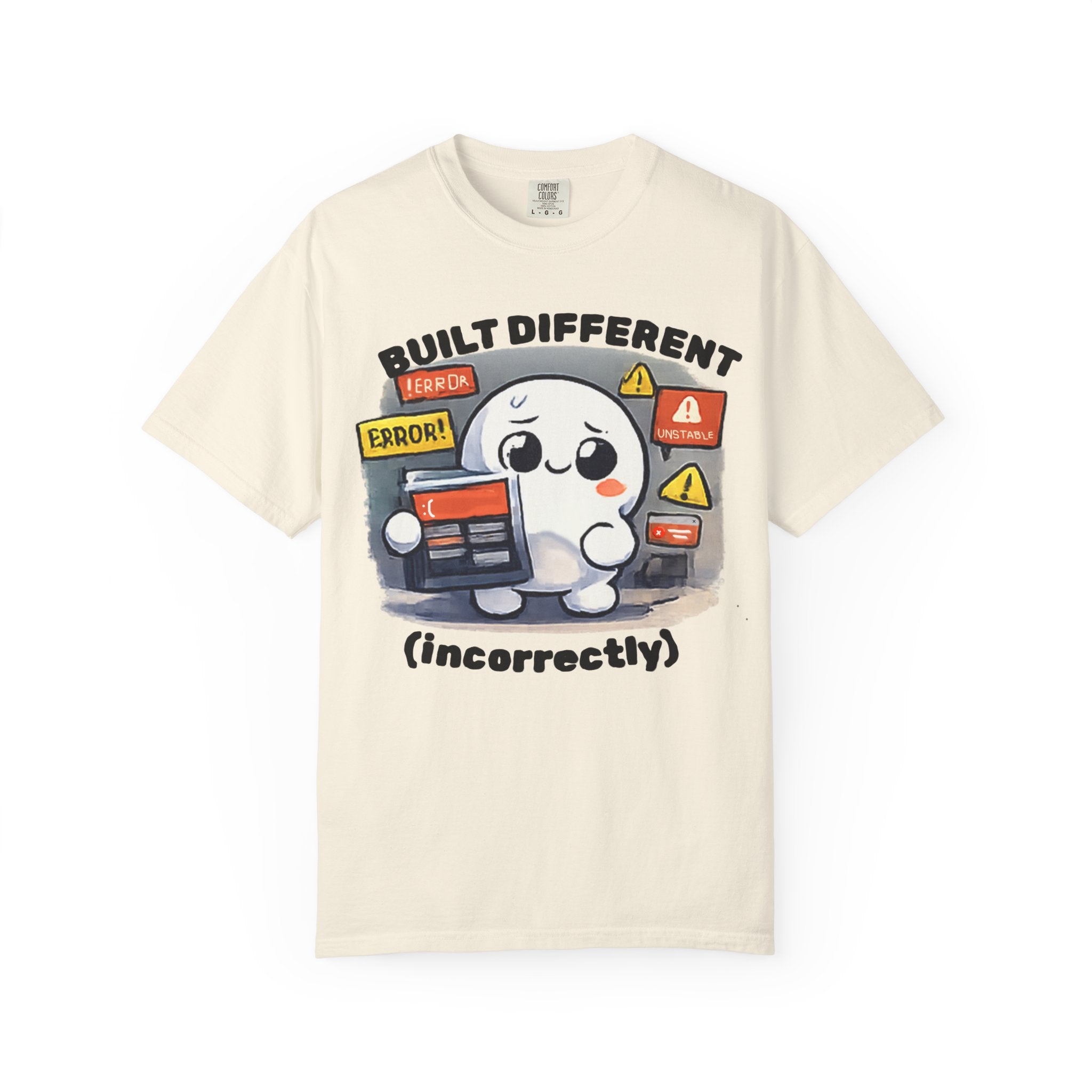 Funny "Built Different (Incorrectly)" Dumpling T-Shirt