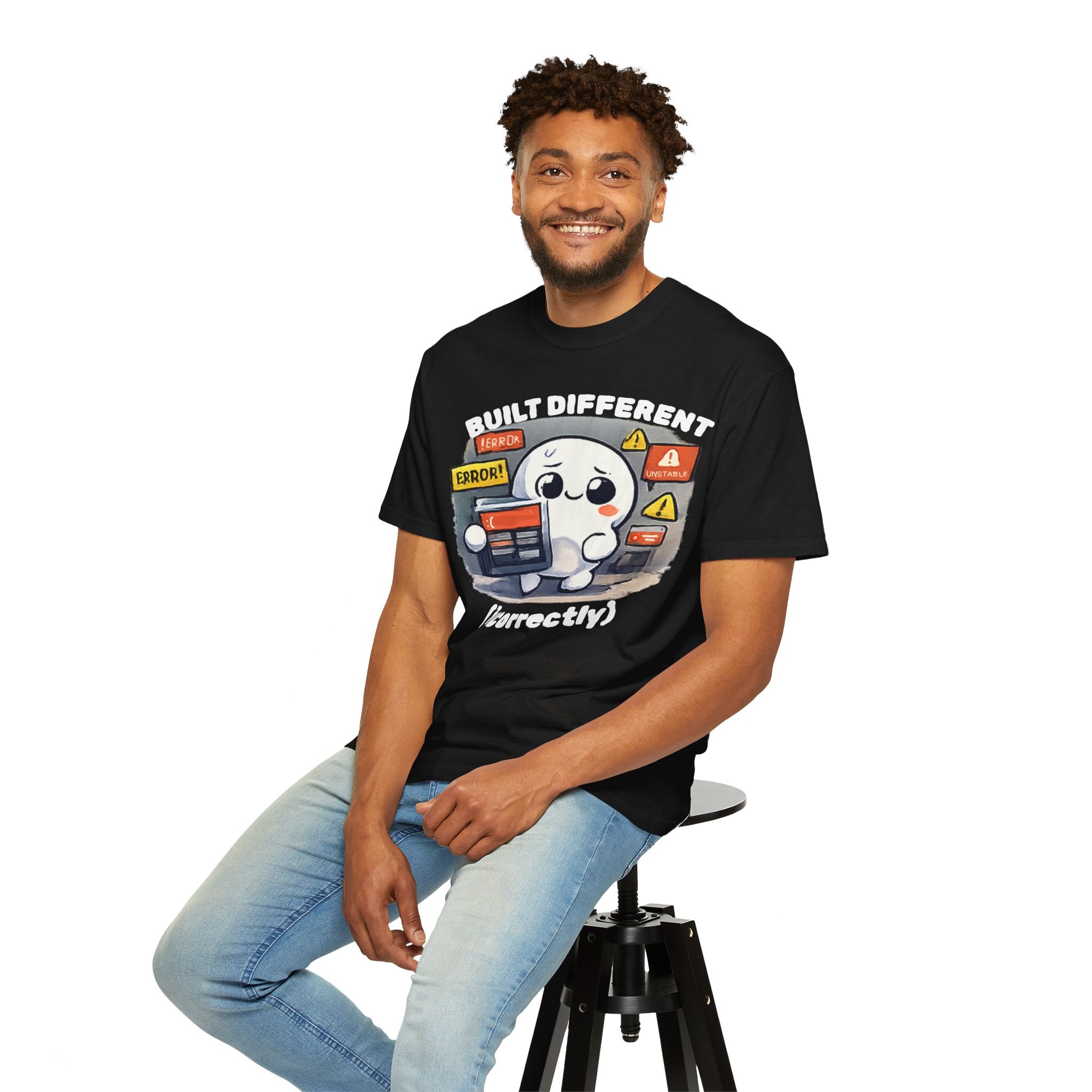 Funny "Built Different (Incorrectly)" Dumpling T-Shirt