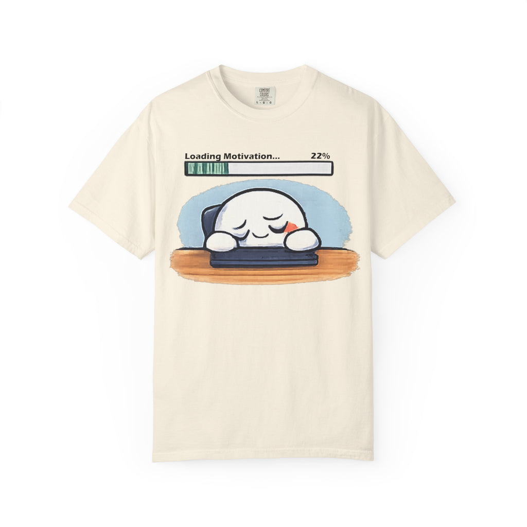 Loading Motivation 22% T-Shirt — Cute Sleepy Dumpling Graphic Tee