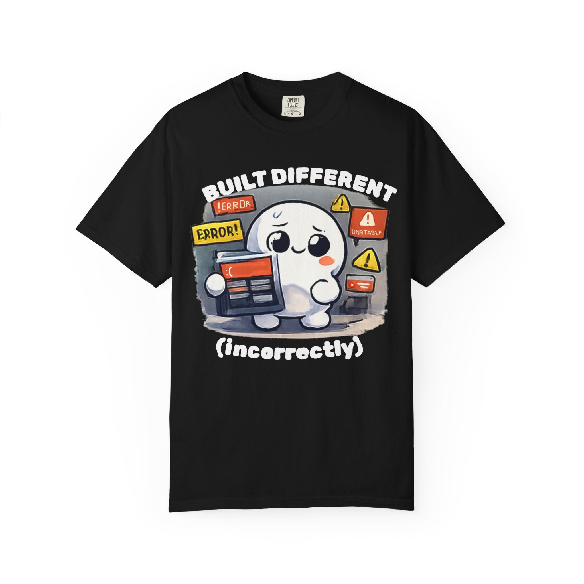 Funny "Built Different (Incorrectly)" Dumpling T-Shirt