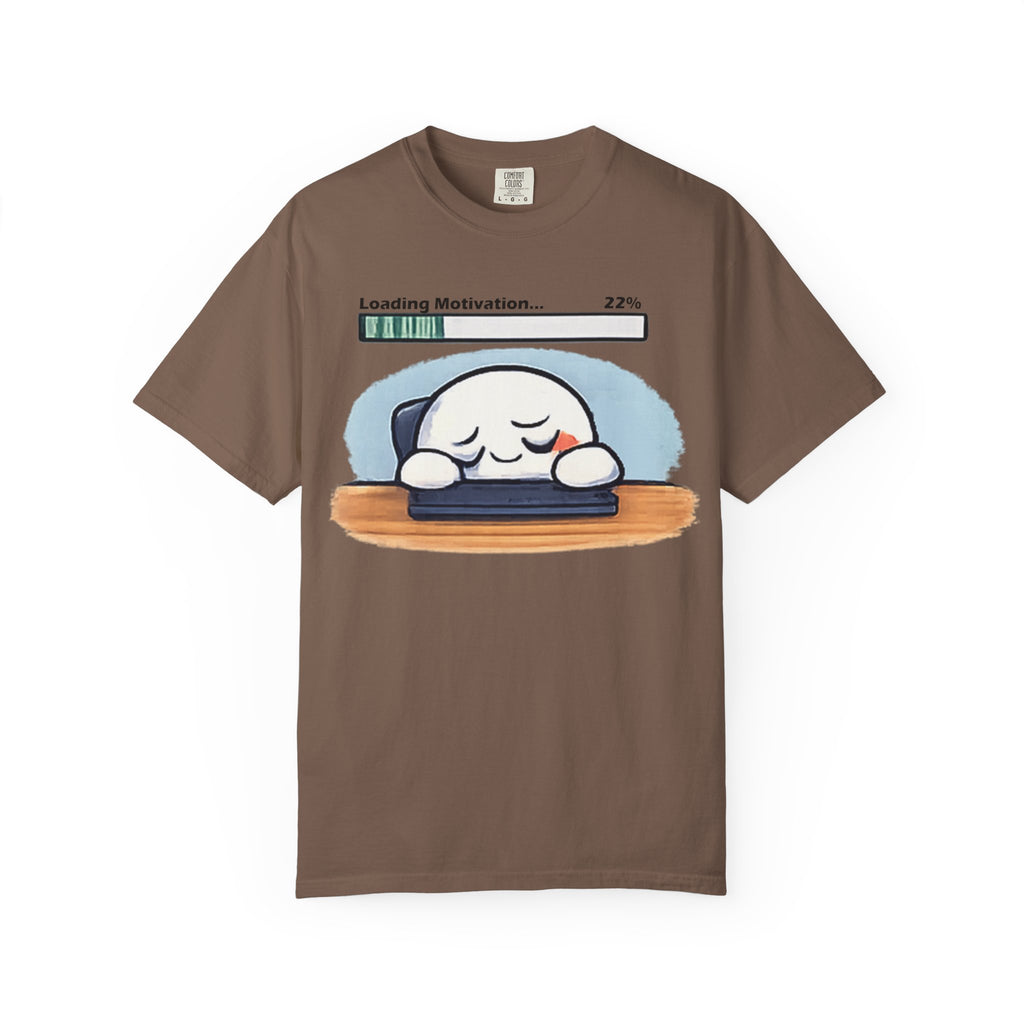 Loading Motivation 22% T-Shirt — Cute Sleepy Dumpling Graphic Tee