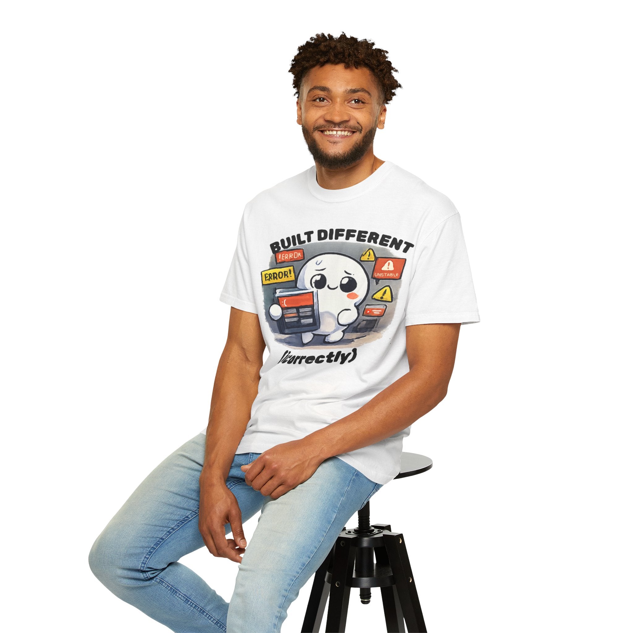 Funny "Built Different (Incorrectly)" Dumpling T-Shirt