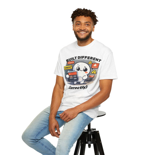 Funny "Built Different (Incorrectly)" Dumpling T-Shirt