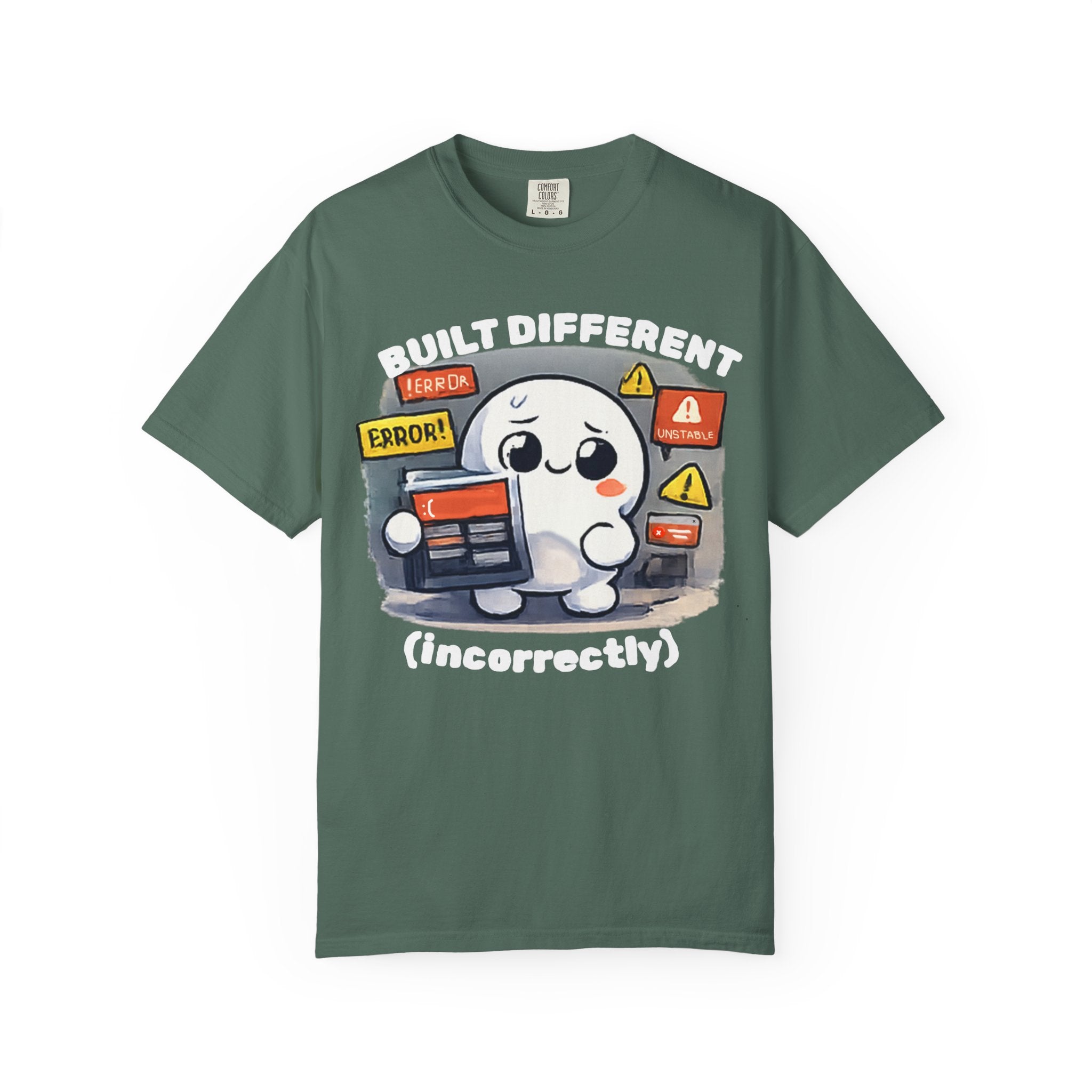Funny "Built Different (Incorrectly)" Dumpling T-Shirt