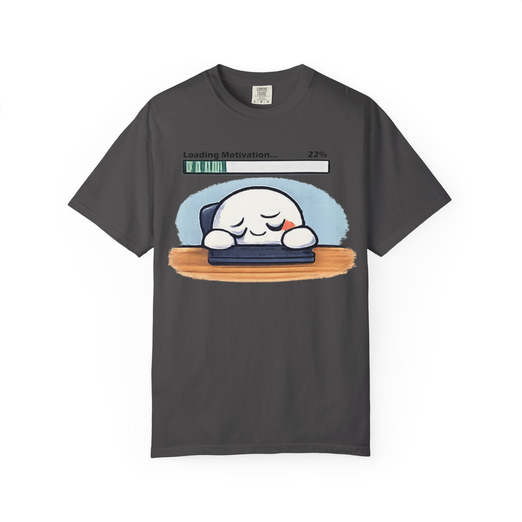 Loading Motivation 22% T-Shirt — Cute Sleepy Dumpling Graphic Tee