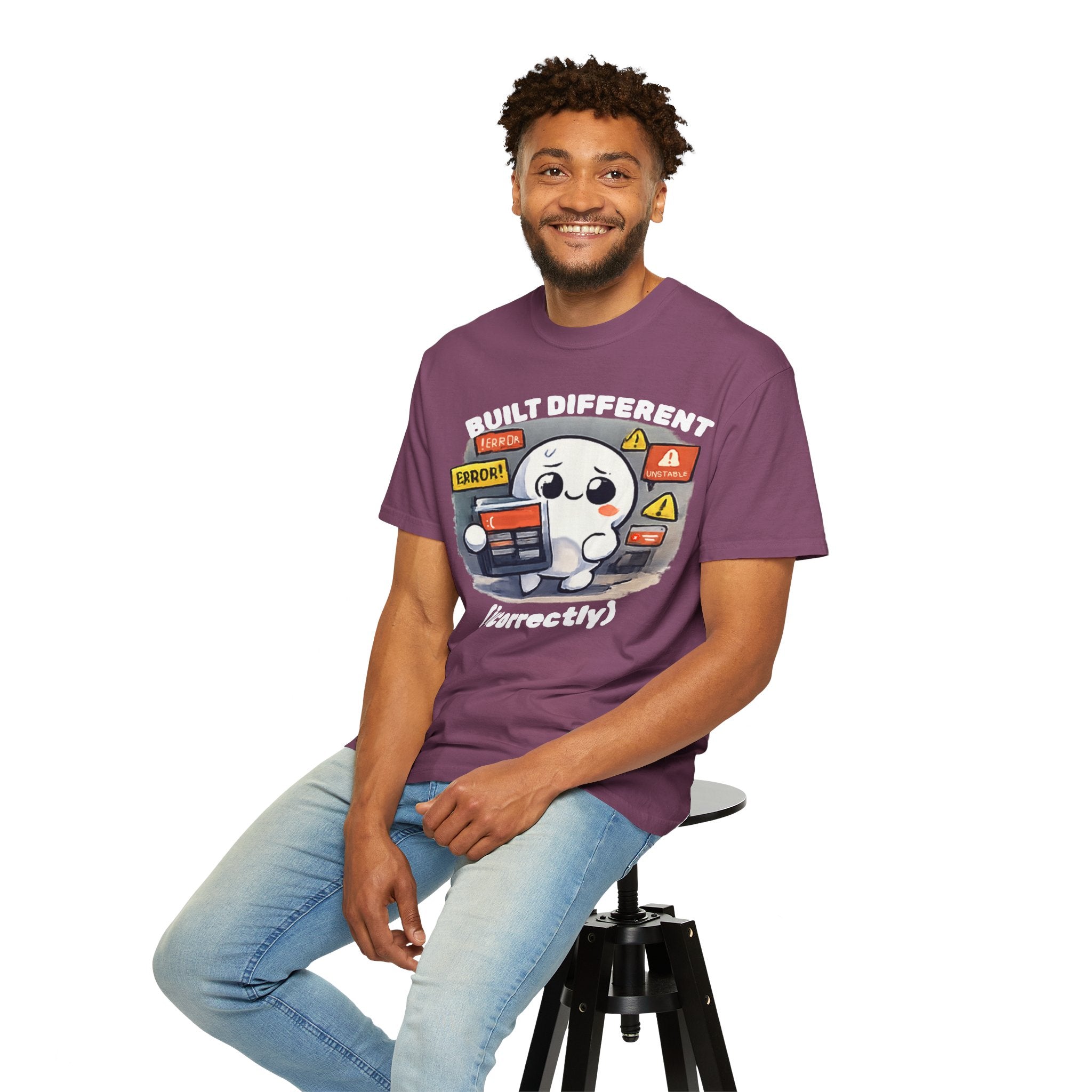 Funny "Built Different (Incorrectly)" Dumpling T-Shirt