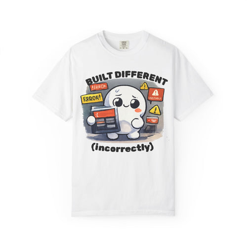 Funny "Built Different (Incorrectly)" Dumpling T-Shirt